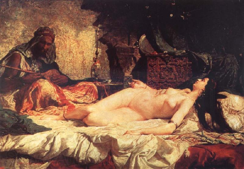 Mariano Fortuny y Marsal Odalisque Spain oil painting art